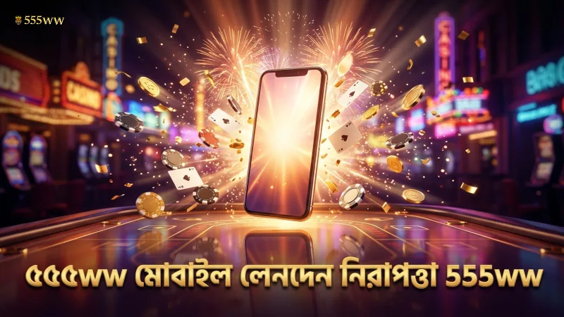 ৫৫৫ww এ সাধারণ ব্যবহারকারীর লেনদেন নিরাপদ রাখে মোবাইল থেকে।