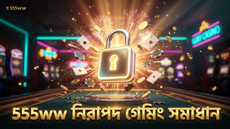 গেম খেলার সময় সমস্যার সঠিক সমাধান ও নিরাপদ প্লে নিশ্চিত করে 555ww
