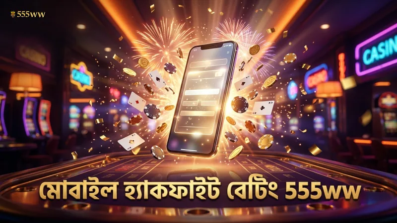 মোবাইল থেকে হ্যাকফাইট ডার্বি বেটিং ব্যবস্থাপনা সহজ করে 555ww।