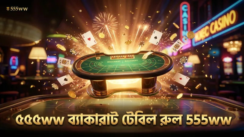 খেলার মূল নিয়মাবলী ব্যাখ্যা করে 555ww টেবিল গাইড।