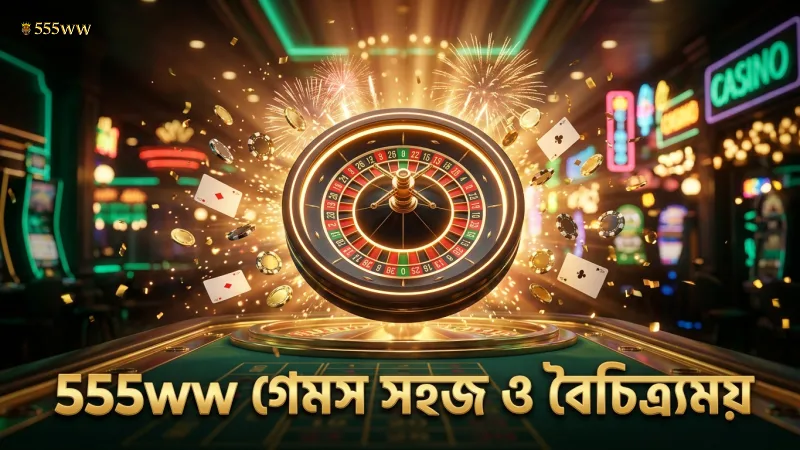 555ww ক্যাসিনোর বৈচিত্র্যময় গেমস নতুনদের জন্য সহজবোধ্য।
