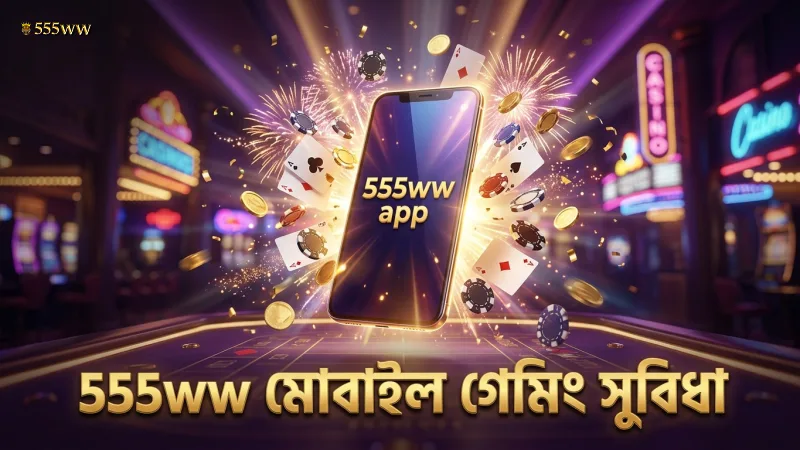 555ww-এর সঙ্গে মোবাইলে দ্রুত ও নিরাপদ খেলার অভিজ্ঞতা।
