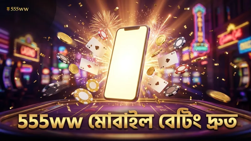 555ww প্ল্যাটফর্মে মোবাইল থেকে দ্রুত পিবিএ লাইভ বেটিং করা যায়