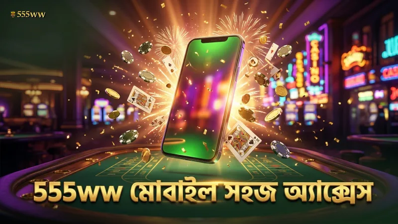 555ww মোবাইল প্ল্যাটফর্মে জ্যাকপট ফিশিংয়ের সহজ অ্যাক্সেস