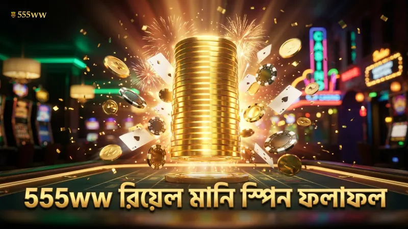 555ww প্ল্যাটফর্মে রিয়েল মানি স্পিনের প্রত্যক্ষ ফলাফল