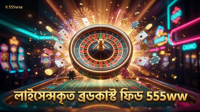 লাইসেন্সকৃত ব্রডকাস্ট ফিড দিয়ে খেলা সরাসরি সম্প্রচার